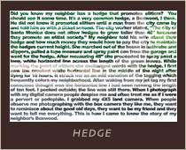 Hedge Series